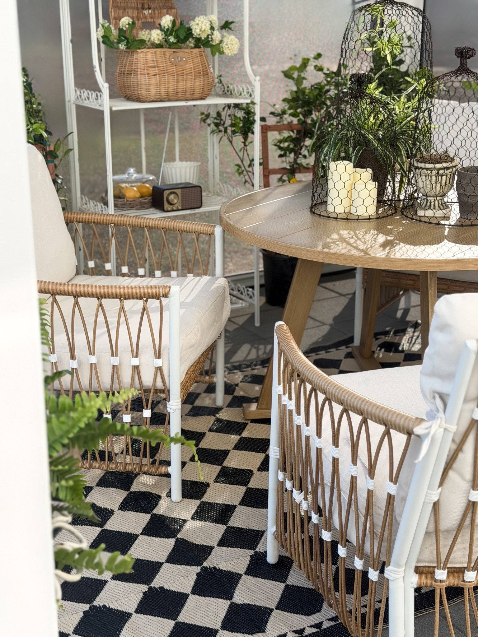 Loving my new outdoor patio set & loving each moment spent out here. Super impressed with this set & the oversized chairs as well... so cozy! And so easy to assemble too. 🙌🏼

#LTKHome #LTKSeasonal