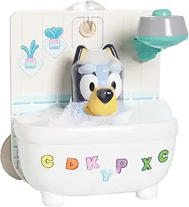 TOMY Toomies Shower & Scrub Bluey - Create Your Own Bubbles - Includes Rinsing Showerhead and Rem... | Amazon (US)