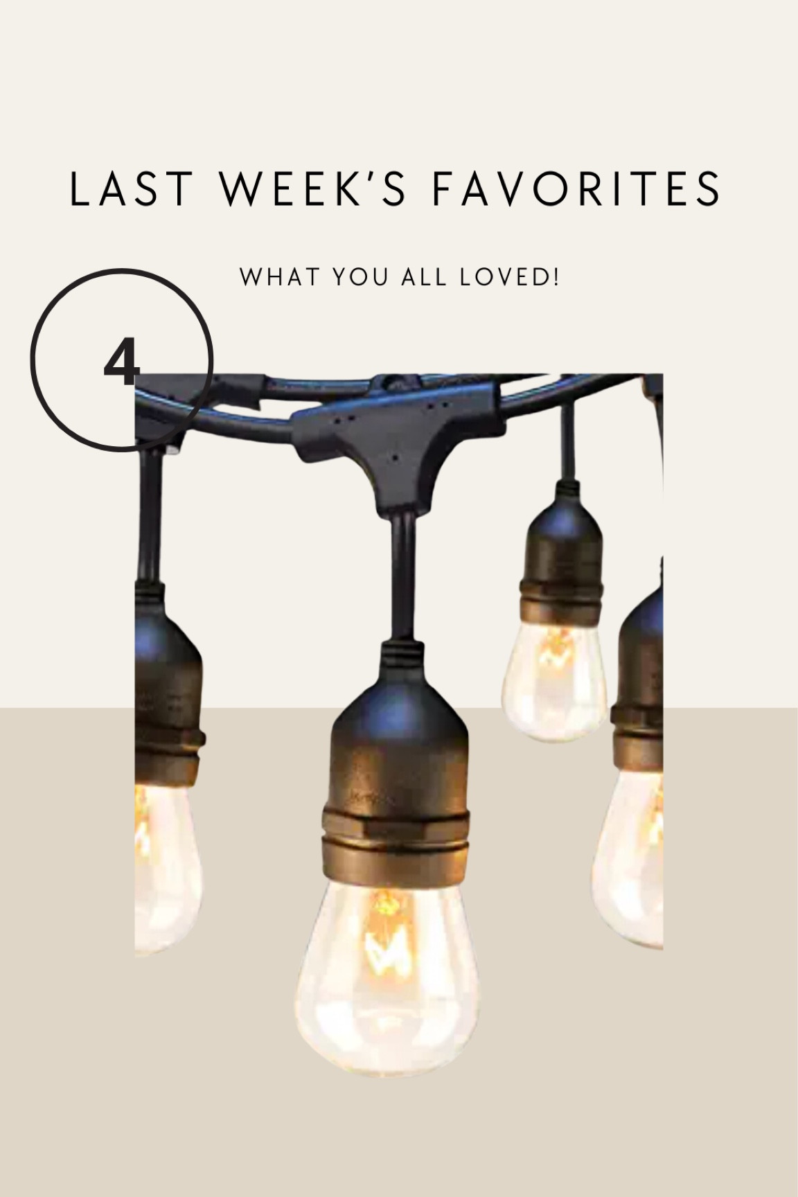 Outdoor string lights 

#LTKFindsUnder50 #LTKSeasonal #LTKHome