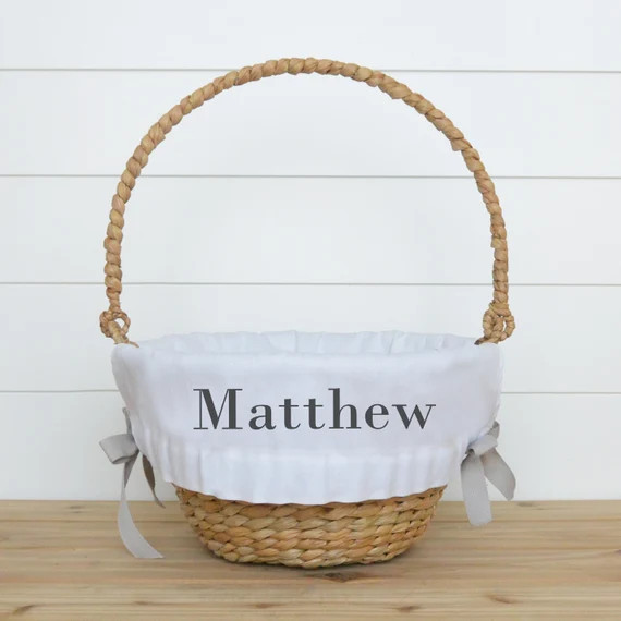 Personalized Easter Basket Liner  Customized Easter Basket | Etsy | Etsy (US)