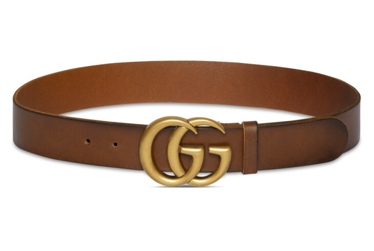 Gucci Leather belt with Double G buckle | Gucci (US)
