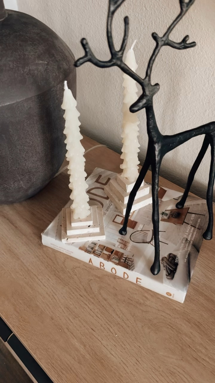 Look at these adorable Christmas Tree candlesticks!! So cute!! They come in other colors too! #holidaycandles #holidaydecor #christmasdecor 

#LTKSeasonal #LTKhome #LTKHoliday