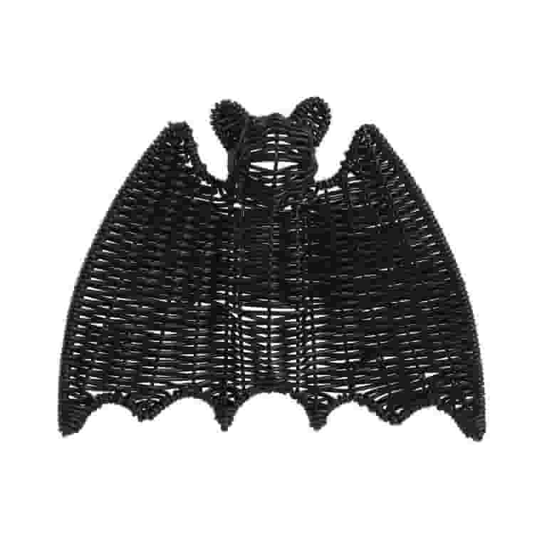 MOQIN Halloween Rattan Bat Decorations Black Woven Bats for Hanging in The Tree, Porch, Yard, Law... | Walmart (US)