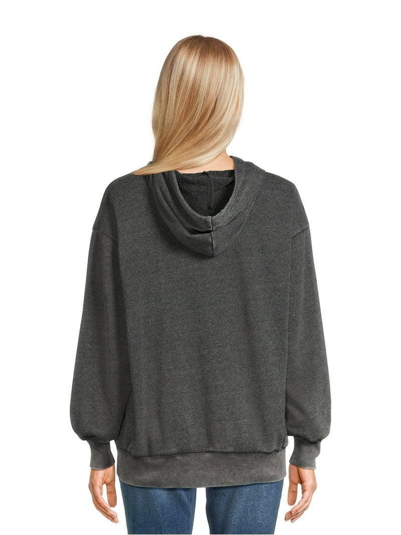 Self Esteem Juniors Graphic Mineral Wash Hoodie, Sizes S-XL | Walmart (US)