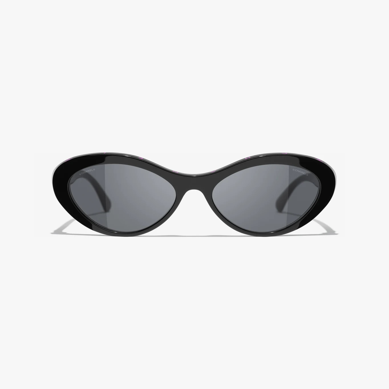 CHANEL Sunglasses: Oval Sunglasses, acetate — Fashion | CHANEL | Chanel, Inc. (US)