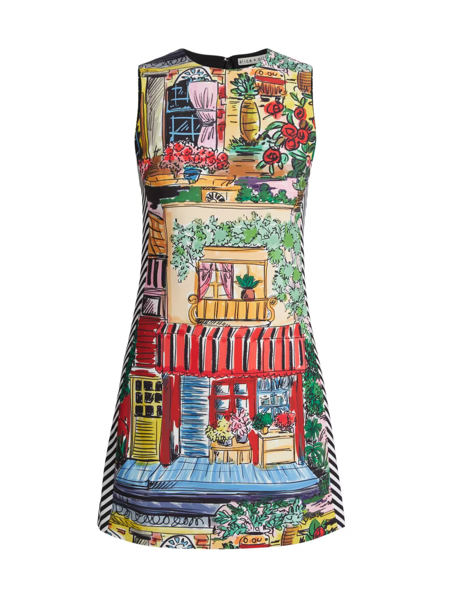 Coley Printed Sleeveless Minidress | Saks Fifth Avenue