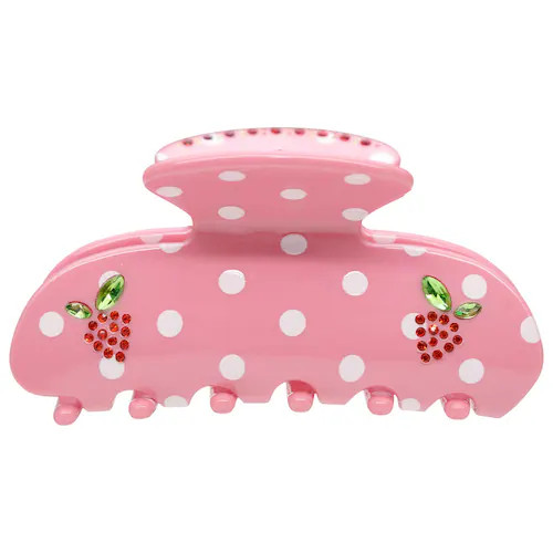 Emi Jay Sweetheart Hair Claw Clip in Lychee Berry Dot | Sephora (US)
