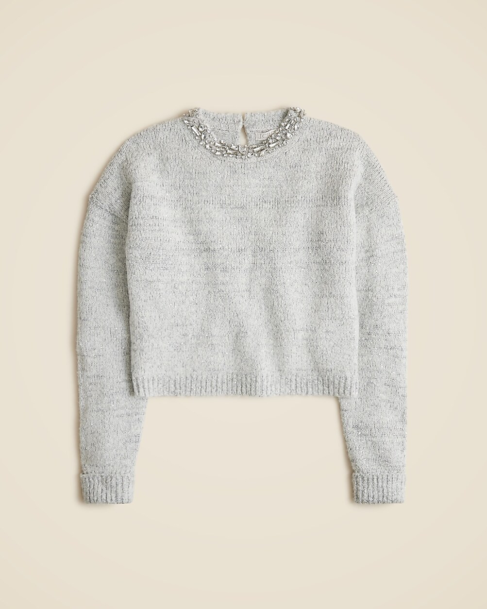 Embellished pullover sweater | J. Crew US