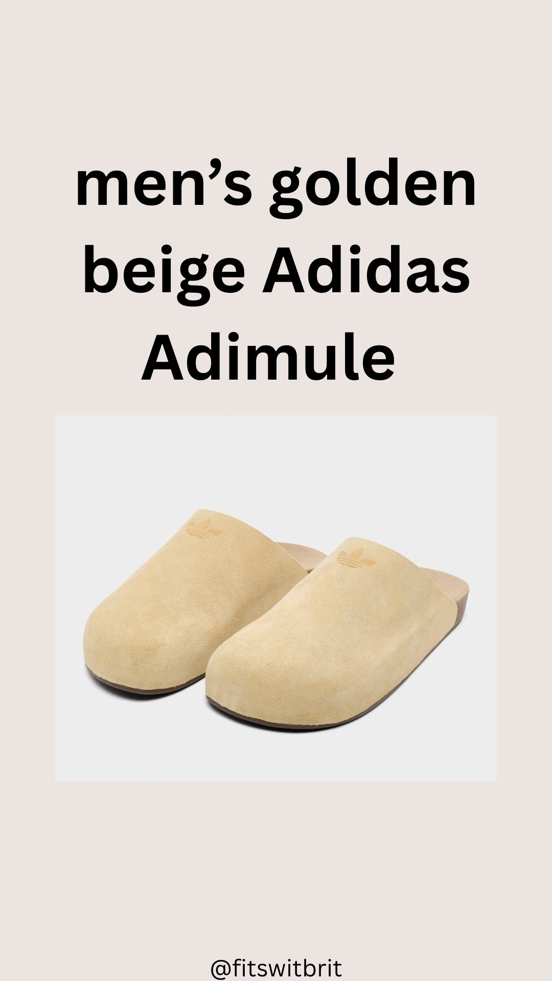 Men’s Golden Beige Adidas Adimule Slides

#LTKMens