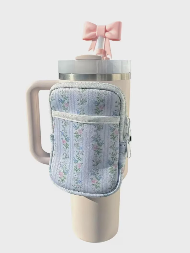 Floral Tumbler Pouch/tumbler Wallet/cup Accessories/tumbler Bag - Etsy | Etsy (US)