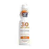 Kiss My Face Cool Sport Mineral Sunscreen Spray SPF 30 - Water-Resistant Mineral Spray Sunscreen for | Amazon (US)