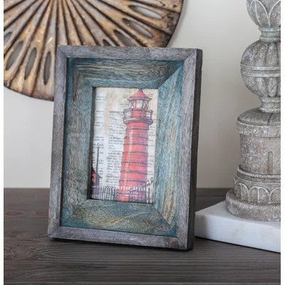 Rectangular Wooden Picture Frame Rosecliff Heights Picture Size: 4" x 6 | Wayfair North America