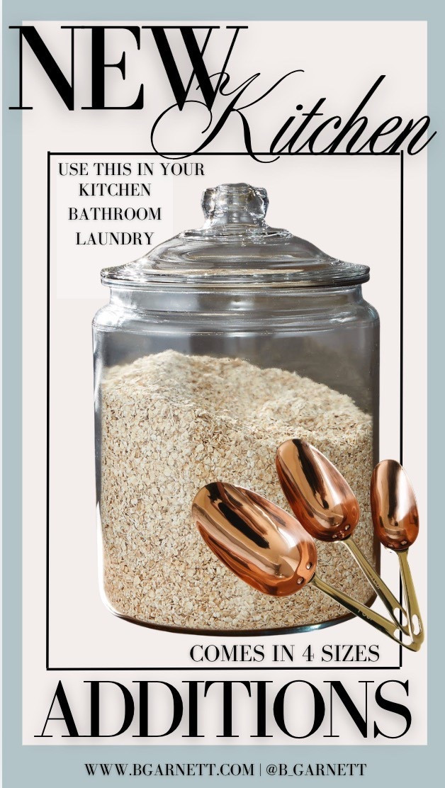 New kitchen (and bathroom) additions 

Glass jar | copper scoops | measuring cup | measuring scoop | kitchen jar | laundry room decor | bathroom decor 

#LTKKids #LTKHome #LTKBeauty