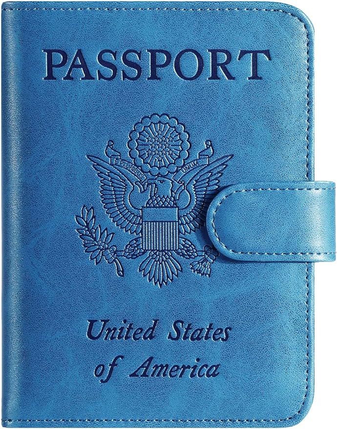 Amazon.com | Passport Holder Cover Wallet RFID Blocking Leather Card Case Travel Accessories for ... | Amazon (US)