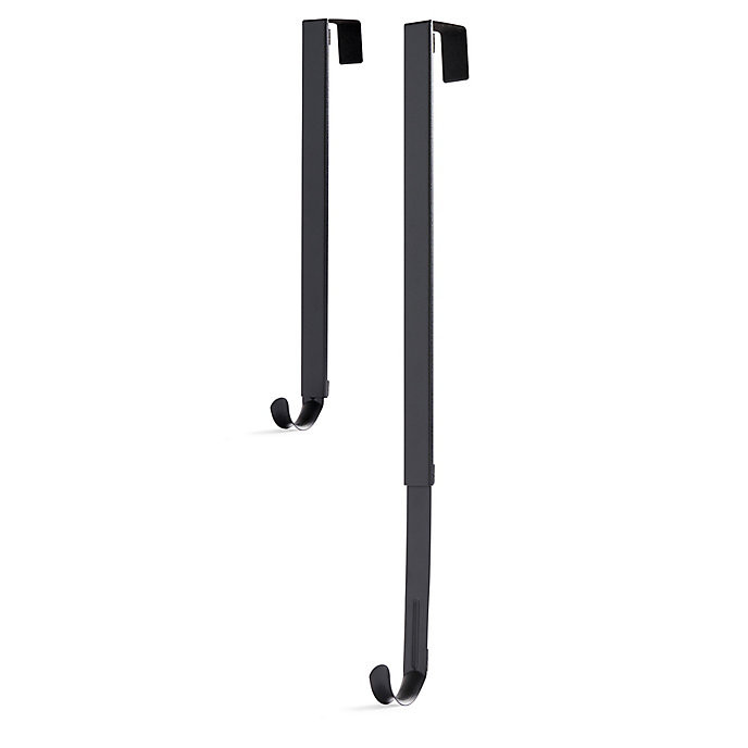 Adjustable Metal Wreath Hanger with Slide Mechanism & Scratch-Proof Padding | Frontgate