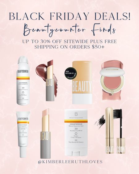 Up to 30% off on these clean beauty products from Beautycounter!

Be sure to shop through my blog (www.kimberleeruthloves.com) or through beautycounter.com/kimberleeruthloves

#blackfridaysale #makeupbundles #skincarefaves #skincareroutine

#LTKGiftGuide #LTKbeauty #LTKsalealert
