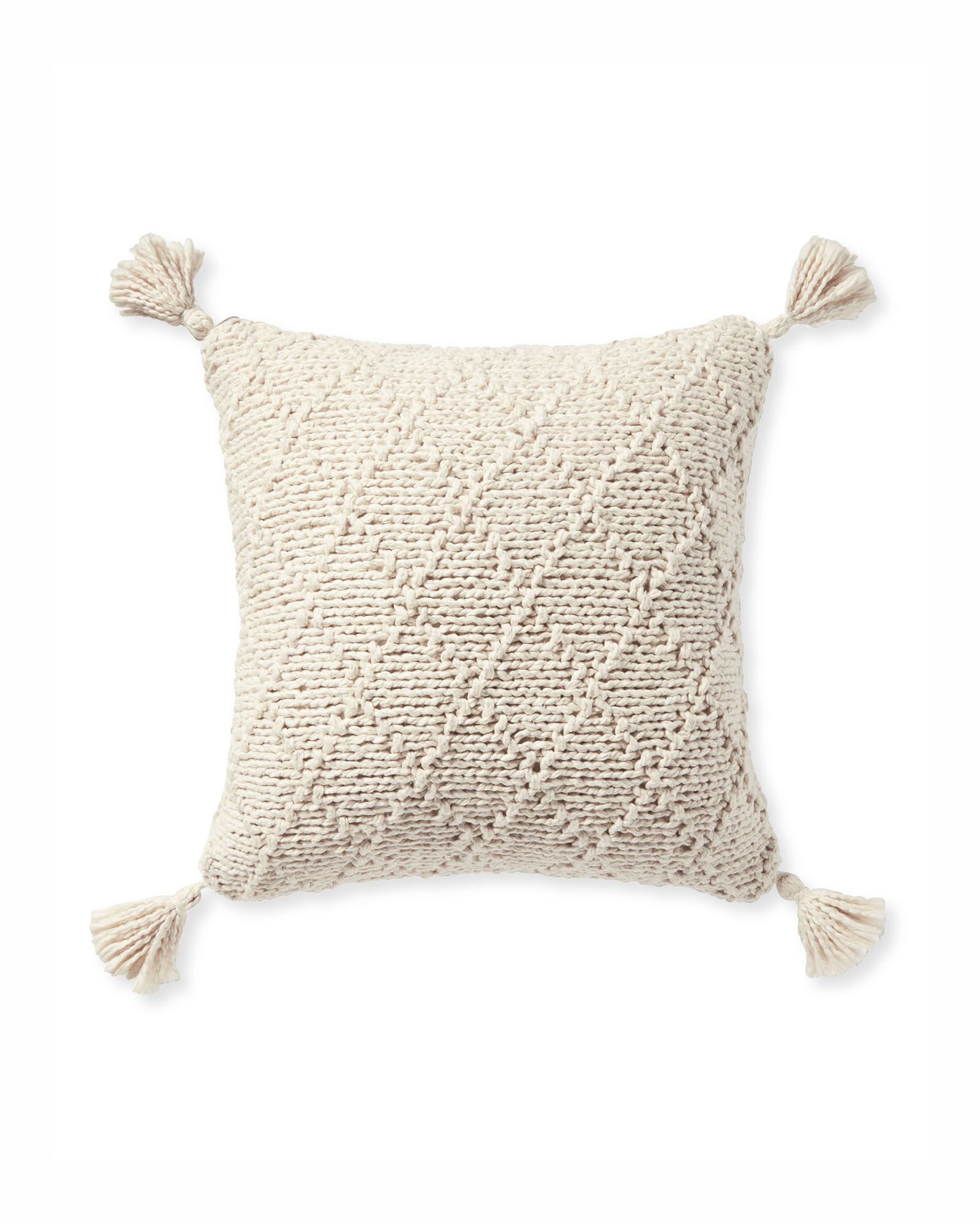 Fisherman's Knit Pillow Cover | Serena and Lily