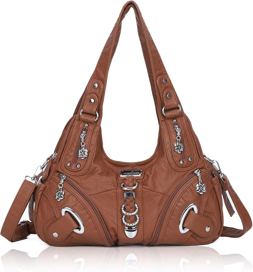 Angelkiss Hobo Purses and handbags for Women Satchel Handbag Women Purses Large Daily Shoulder Ba... | Amazon (US)