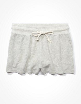 AE High-Waisted Fleece Lounge Short | American Eagle Outfitters (US & CA)