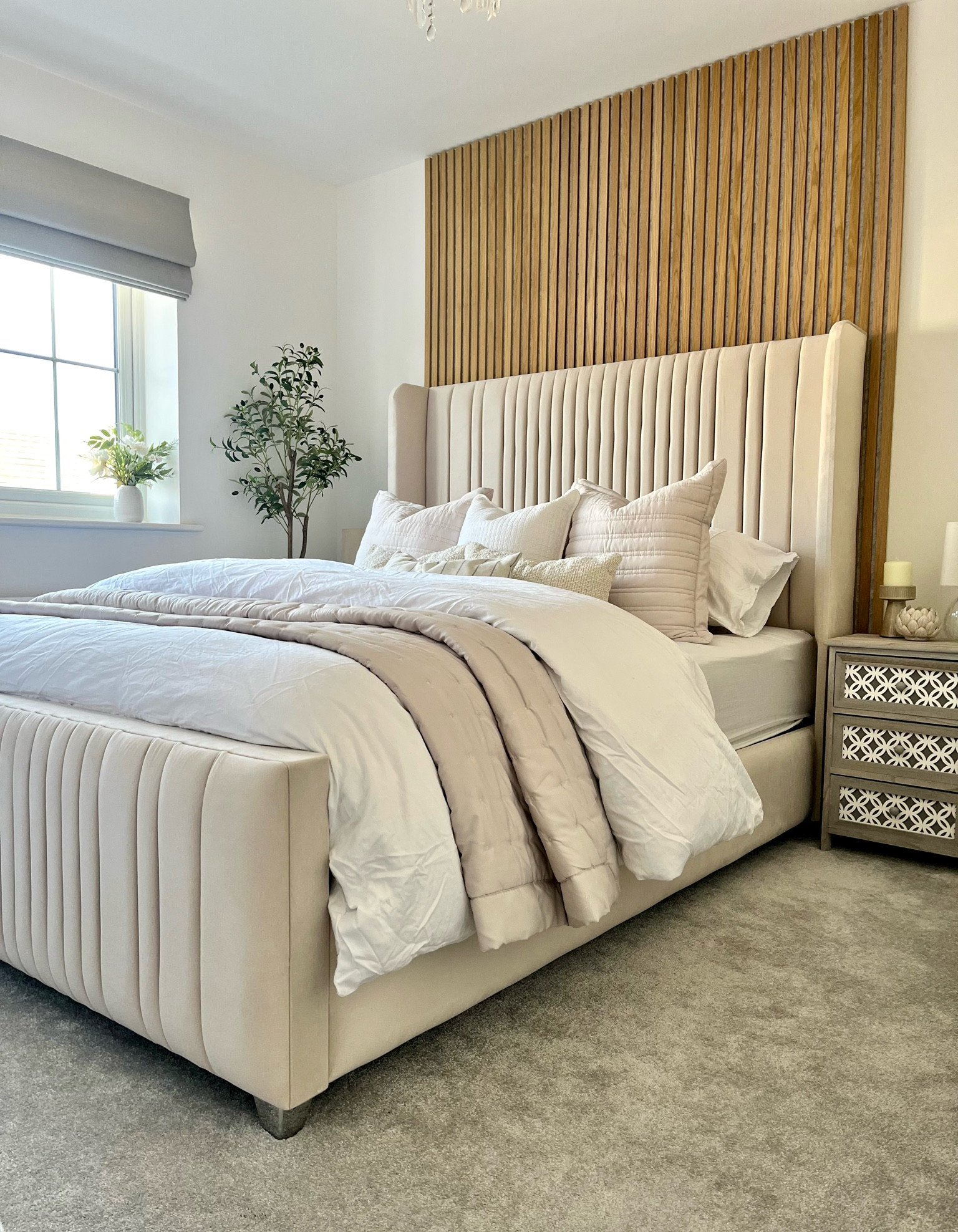 Guest bedroom, neutral home decor, bedroom design, bedroom styling, bedding inspo, cosy home decor

#LTKhome #LTKuk