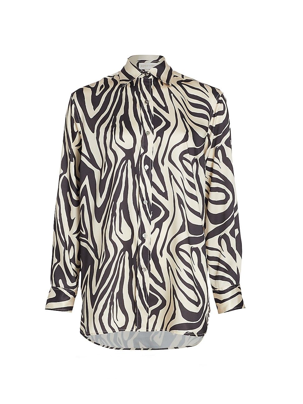 Women's Rico Zebra-Print Shirt - Zebra - Size Large | Saks Fifth Avenue