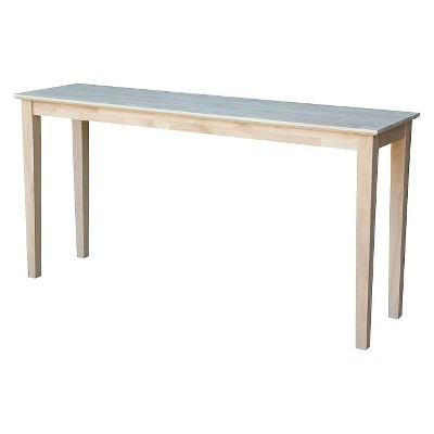 60" Shaker Table Unfinished - International Concepts | Target