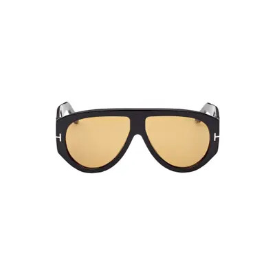 TOM FORD Bronson 60mm Aviator Sunglasses in Havana/Other /Brown at Nordstrom | Nordstrom