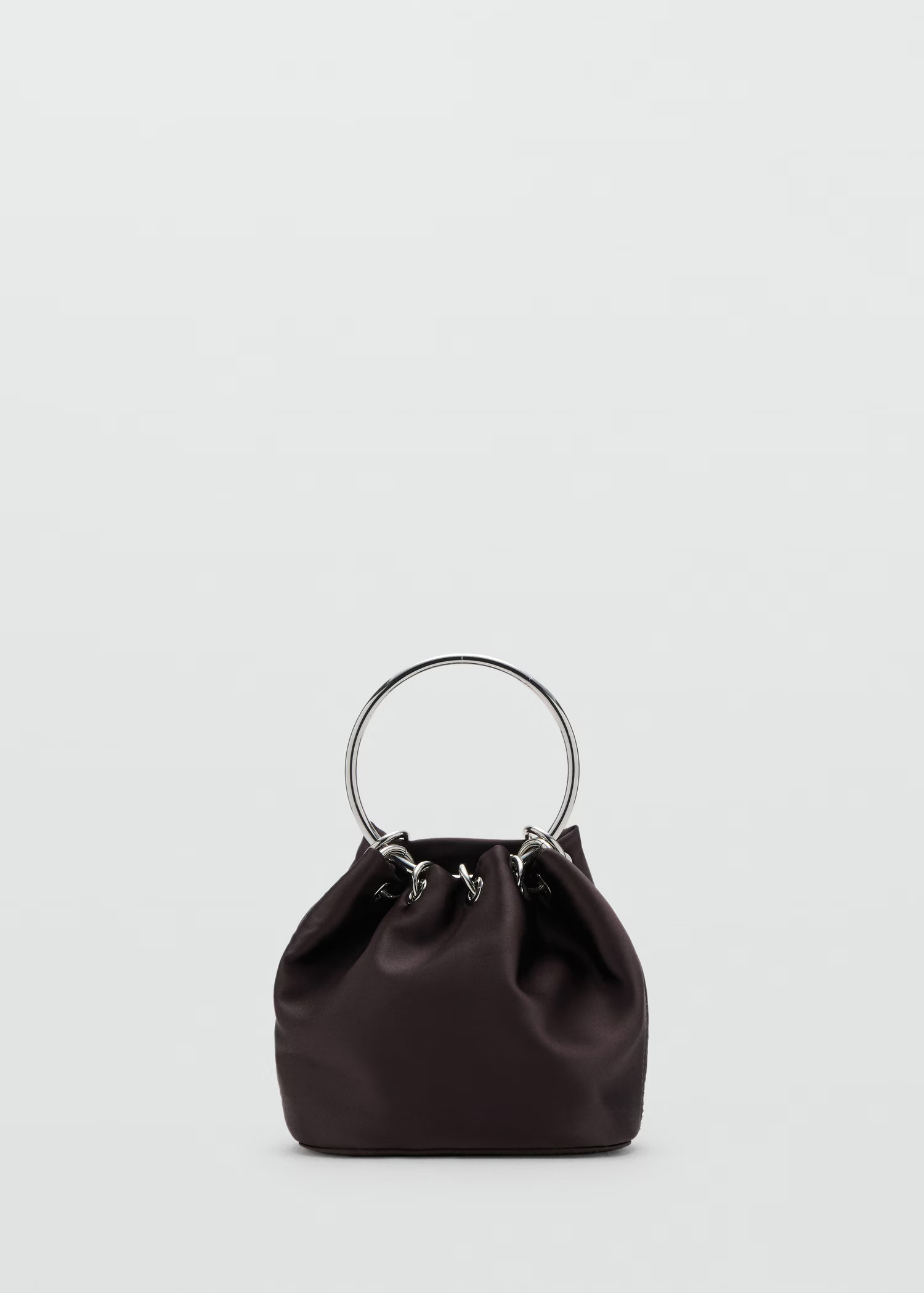 Handbag with metal handle | MANGO (UK)