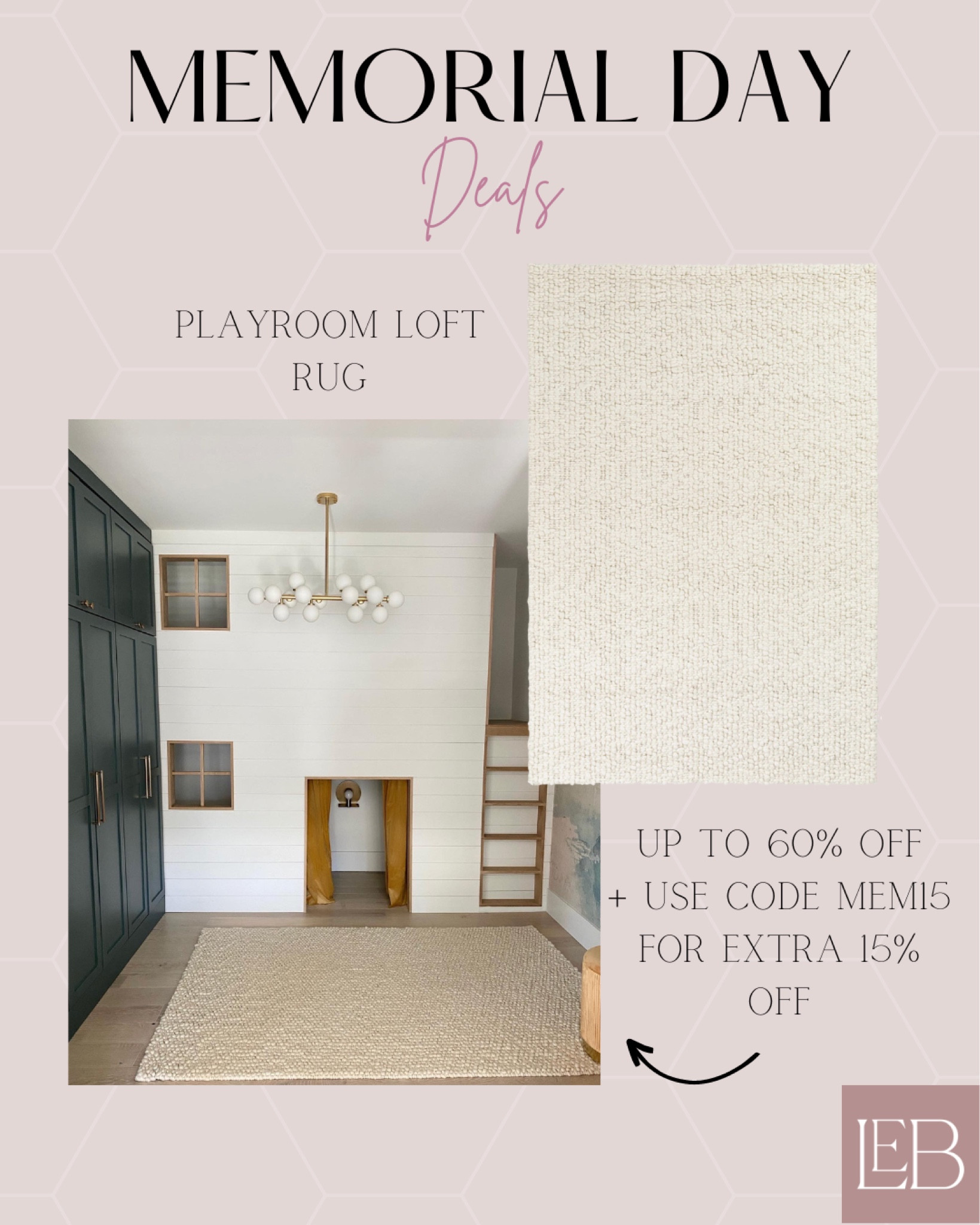 Shop Memorial Day deals in my home!

Playroom loft, rug, playroom, wool rug

#LTKhome #LTKFind #LTKsalealert