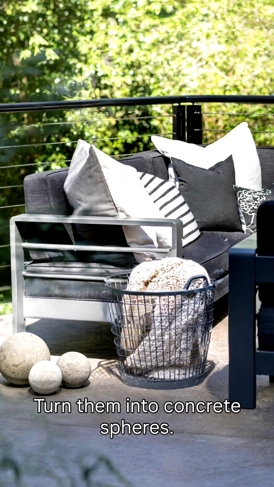 Concrete sphere thrift flip using a glass light globe and stepping stone mix. Linking the supplies for this DIY and the decor pieces I styled them with.

#LTKHome