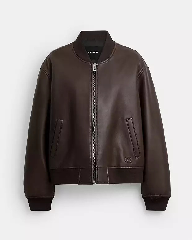 Leather Bomber | Coach Outlet US