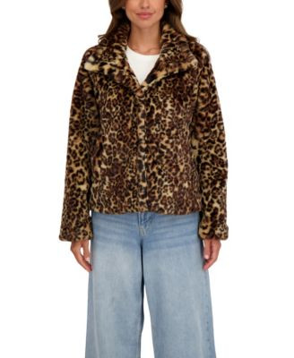 Women's Short Faux Fur Jacket | Macy's
