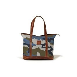 Sonoma Zippered Tote - Leather Patch | Barrington Gifts