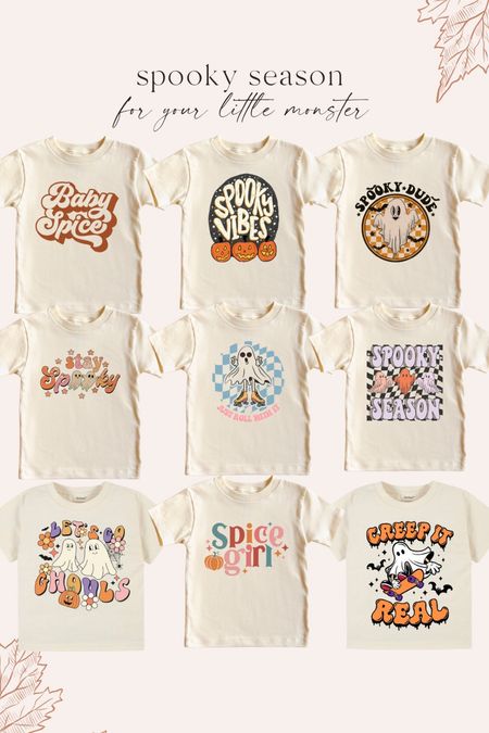 Kids spooky t-shirts from Etsy! 

#LTKSeasonal #LTKbaby #LTKHalloween