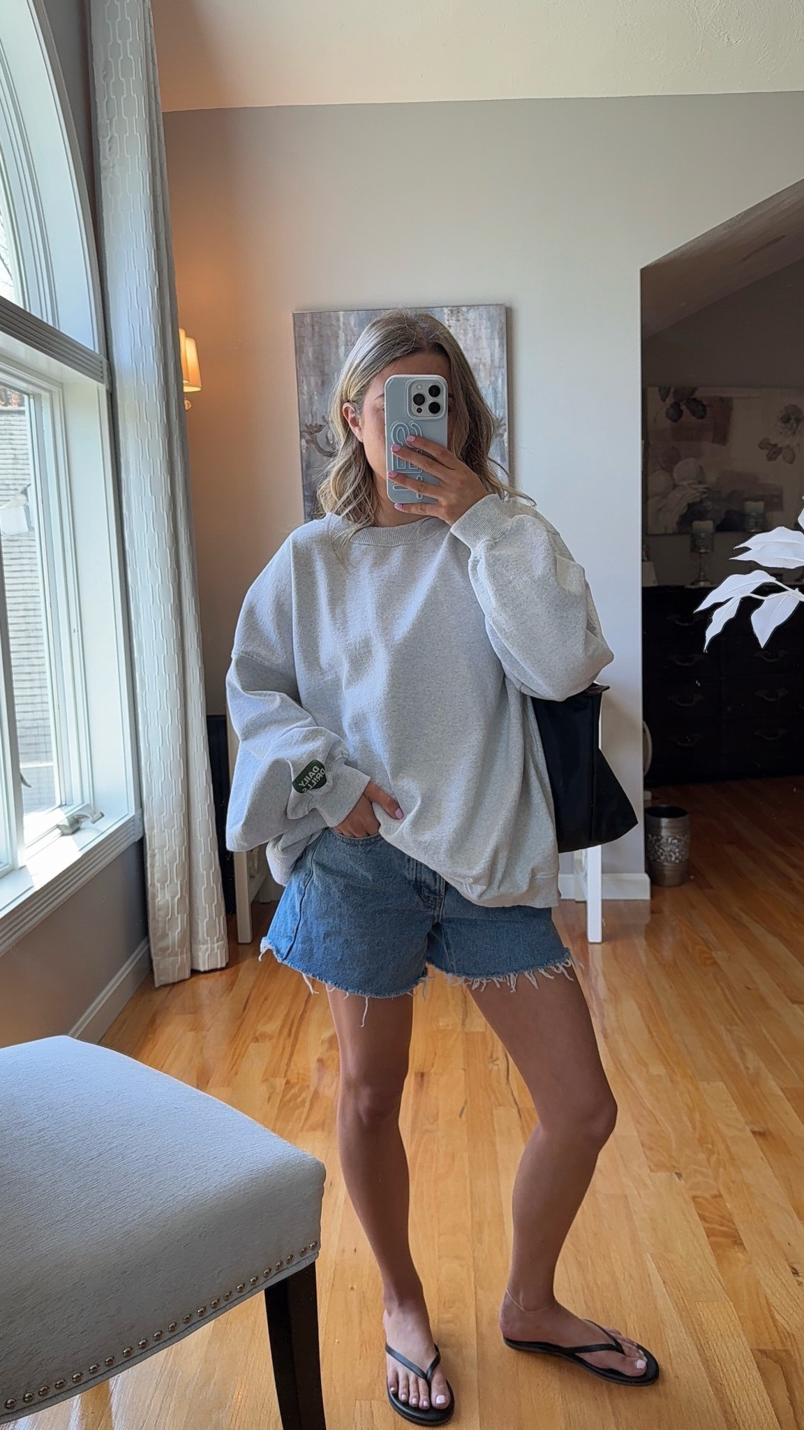 wearing a 23 in shorts and xs/s in crewneck 

#LTKootd #LTKSeasonal #LTKU