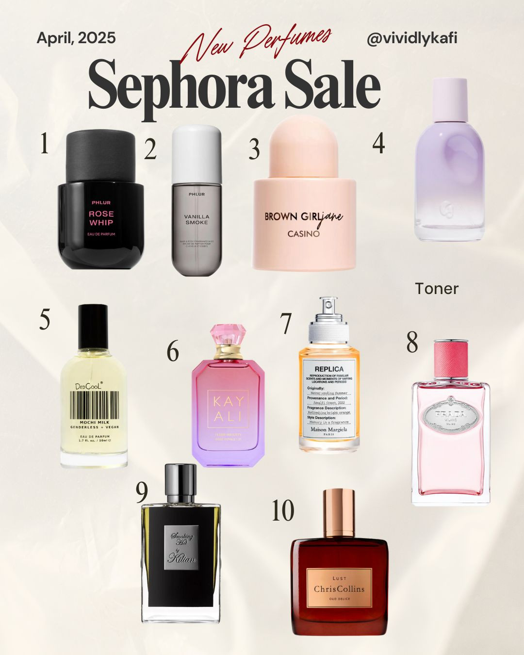 New Perfume Drop 🚨 | Sephora Spring Sale Picks. My top 10 new fragrance finds for spring 2025 — all from the Sephora Sale

From soft and cozy: DedCool Mochi Milk 🤍

To spicy, mysterious baddie energy: Killian & Chris Collins 🔥
… there's a scent for every mood.

I’m linking each one with notes, vibe, and who it’s perfect for — so you can find your signature spring scent without guessing 💌

🛍️ Tap to shop your match before the sale ends!

📩 DM me “SCENTLIST” if you want my full Spring Perfume Guide with layering tips + bonus picks. #LTKFragrance 

Sephora Sale #SephoraSale
FragranceTok #fragrancetok
 

 #LTKSaleAlert #LTKBeauty #LTKWedding