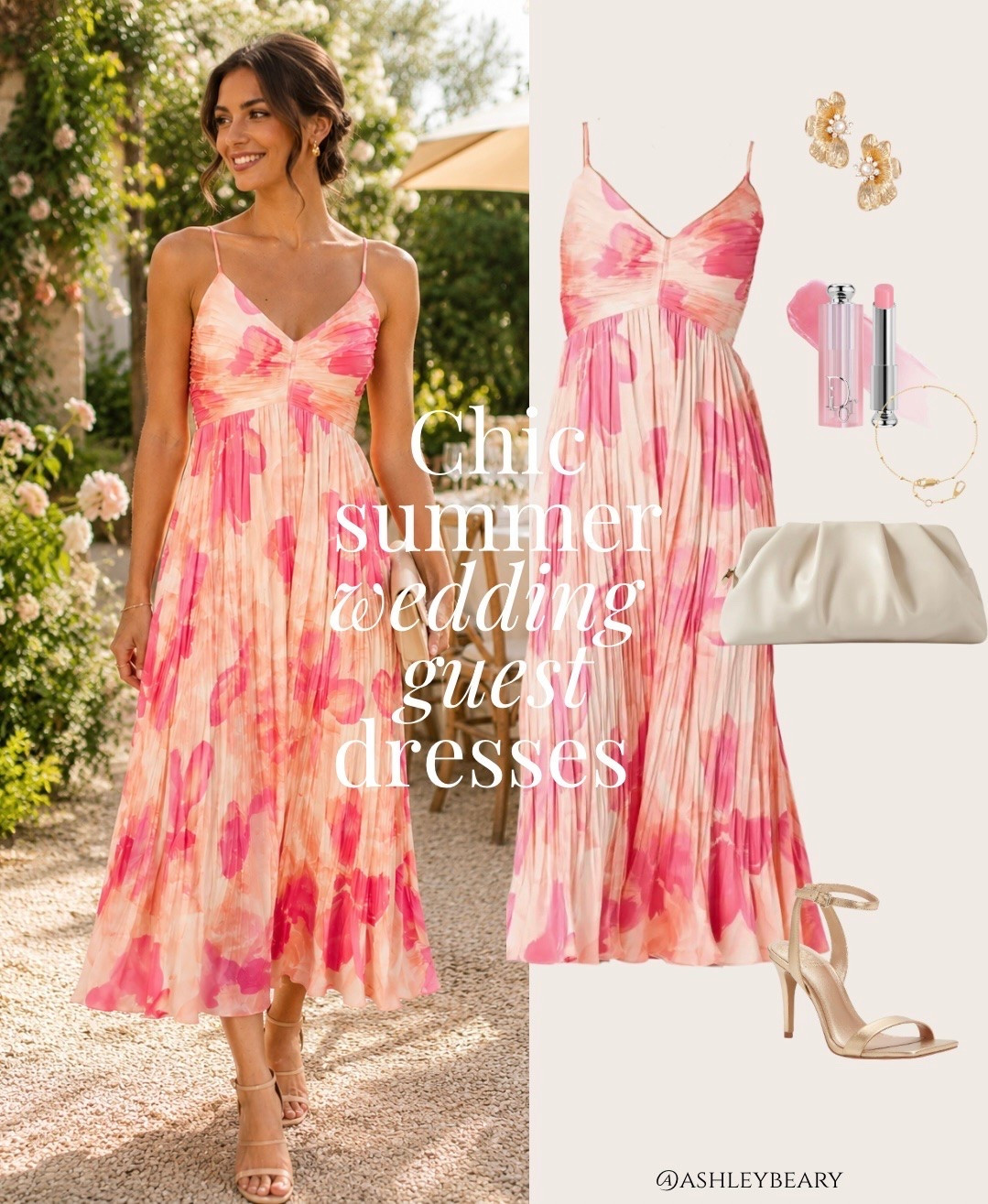 Gorgeous pink satin floral midi dress for summer! 

Wedding guest dress
Baby shower dress
Spring dress

#LTKSeasonal #LTKWedding