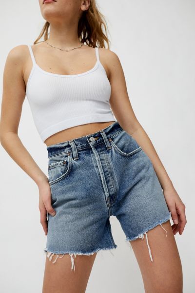 AGOLDE Riley Denim Cutoff Short - Outsider | Urban Outfitters (US and RoW)