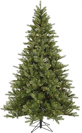 Vickerman 6.5' King Spruce Artificial Christmas Tree, Clear Dura-Lit® Lights - Faux Christmas Tr... | Amazon (US)