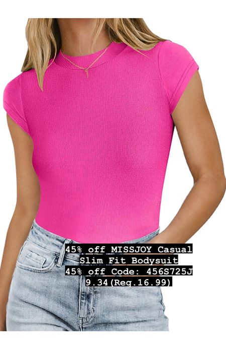 45% off MISSJOY Casual Slim Fit Bodysuit
45% off Code: 456S725J
9.34(Reg.16.99)

#LTKstyletip #LTKworkwear #LTKActive