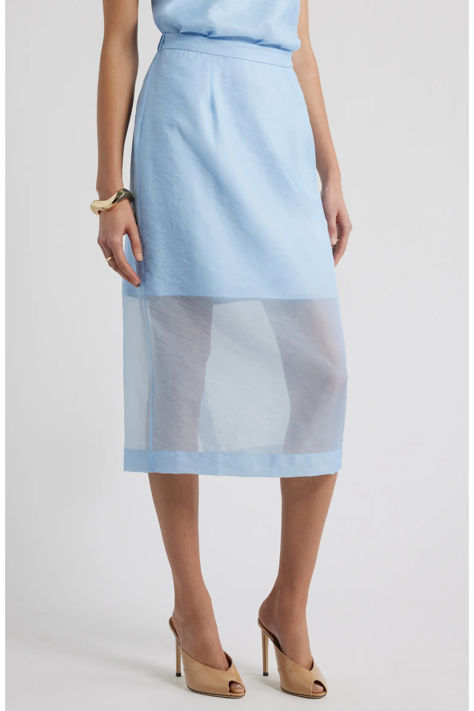 Organza Midi Pencil Skirt (Women) | Nordstrom | Nordstrom