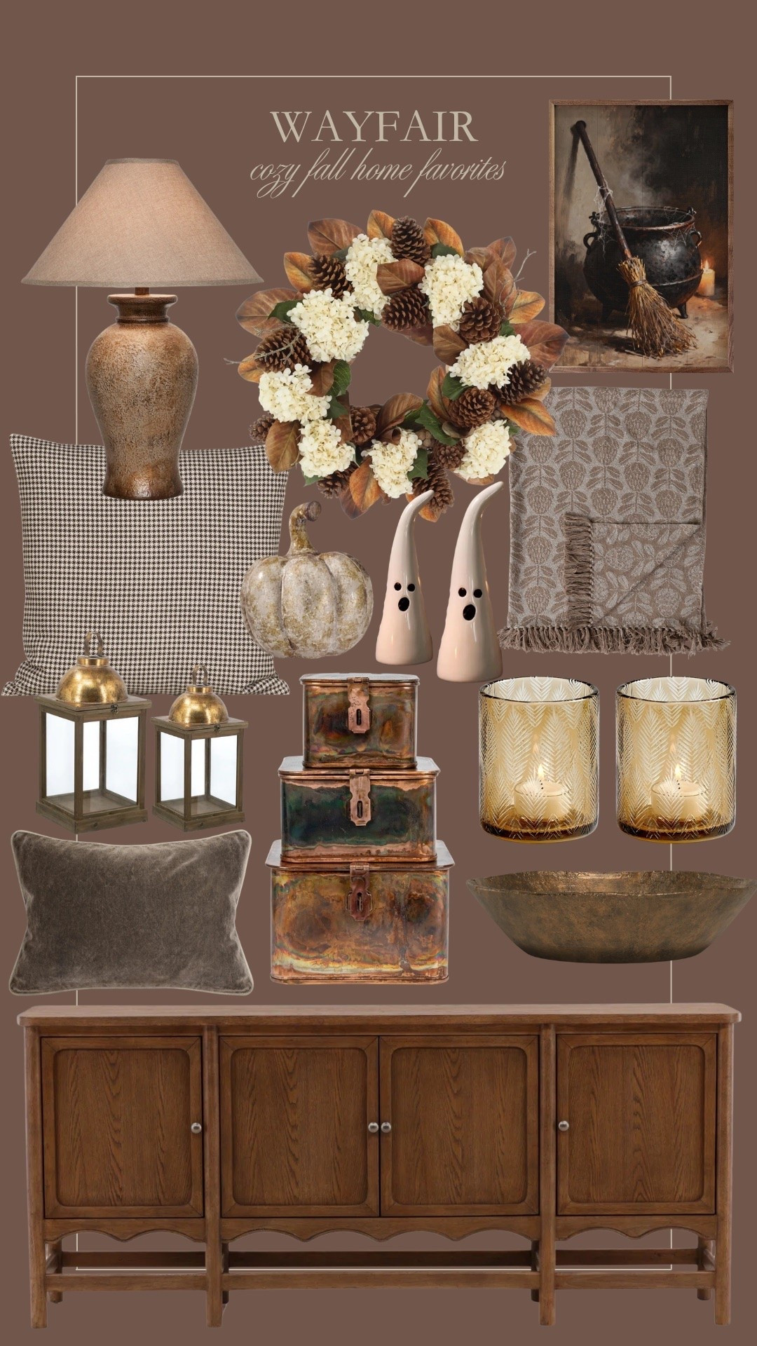 Cozy fall home favorites from @Wayfair 🍂🎃 Absolutely love this fall wreath!

#LTKHome #LTKSeasonal