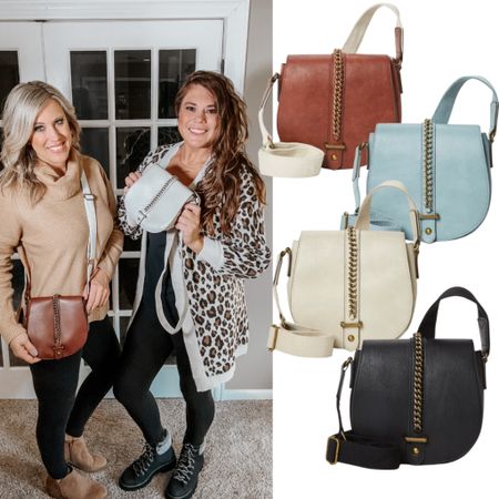 Check out some of our new "fall finds"!! These Time and Tru purses are just $13 at @walmart!!! Wow! 4 gorgeous colors to choose from too! Our entire outfits head to toe are from Walmart! My cowl neck sweater is so cozy, it is a tad longer in the back so its great to wear with leggings! It is just $16.98! Kelsey found this gorgeous LEOPARD cardigan for $25!!!! I need to order that one too! It is so cute! Oh don't forget the leggings! They are 3 pairs for $16!!

#LTKstyletip #LTKunder50 #LTKsalealert
