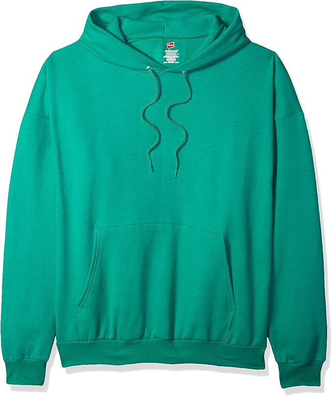Hanes Mens Pullover Ecosmart Fleece Hooded Sweatshirt | Amazon (US)