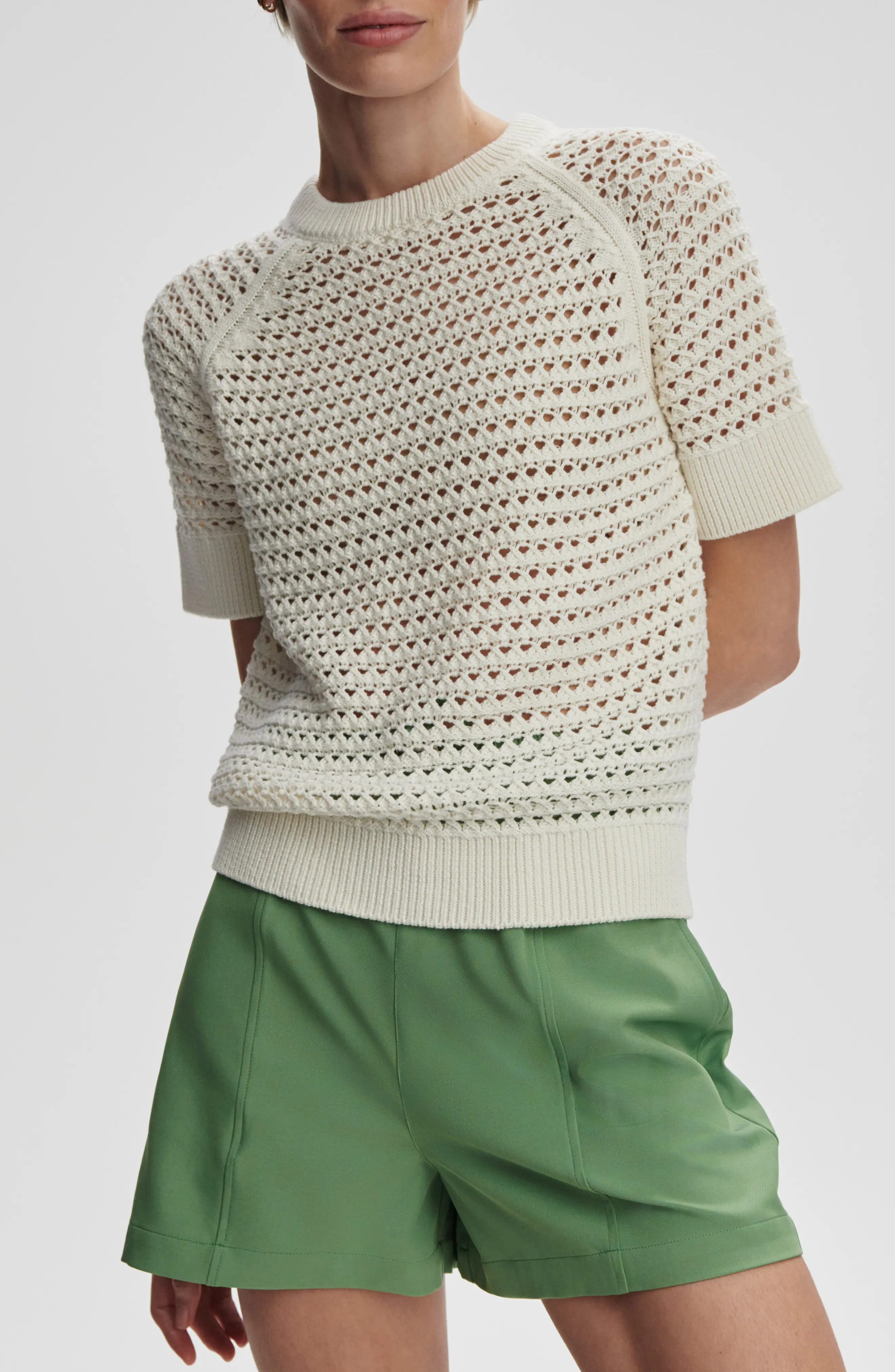 Varley Alva Crochet Knit Top (Women) | Nordstrom | Nordstrom