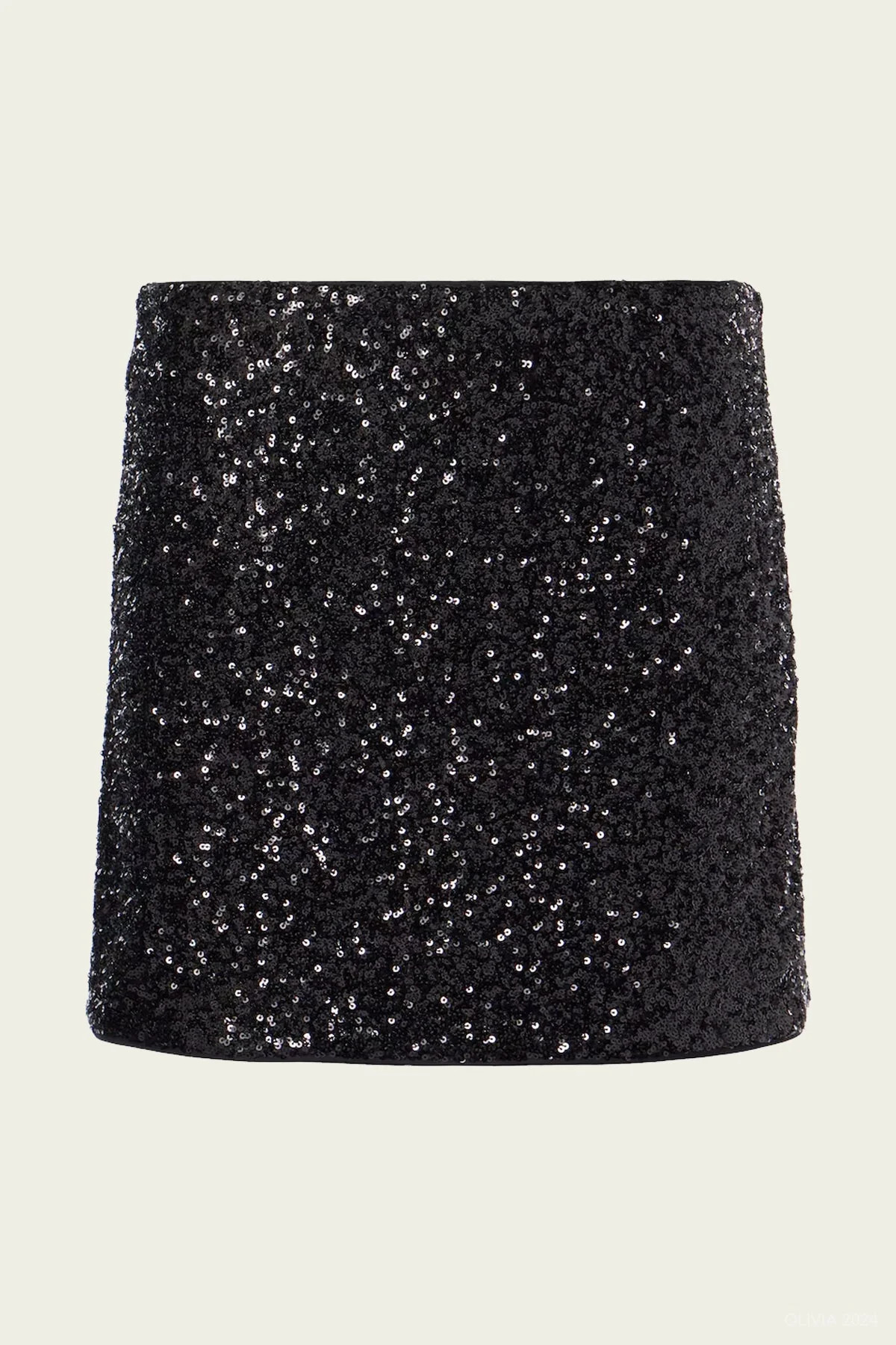 Sequin Mini Skirt in Black - 10 US | Shop Olivia
