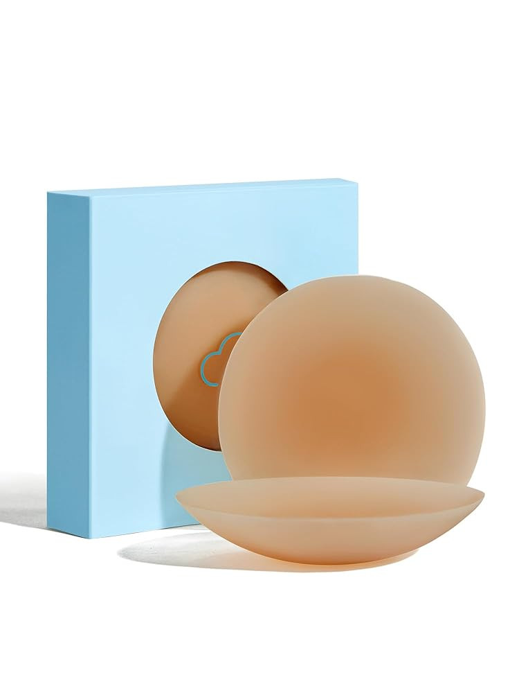 LUCKMEEY Nipple Covers For Women Hypoallergenic Cakes Bra Sticky Adhesive Silicone Nipple Pasties... | Amazon (US)