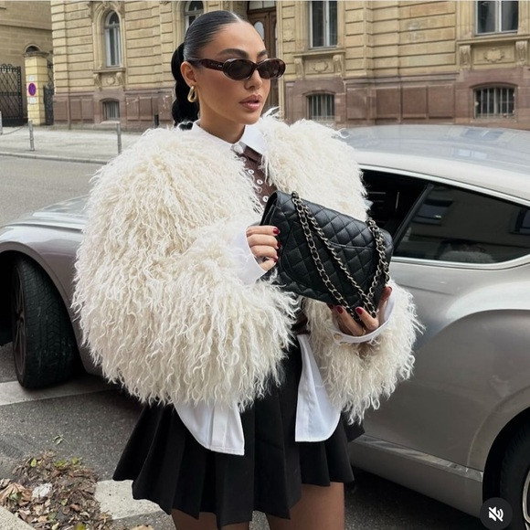 ZARA FAUX FUR JACKET | Poshmark