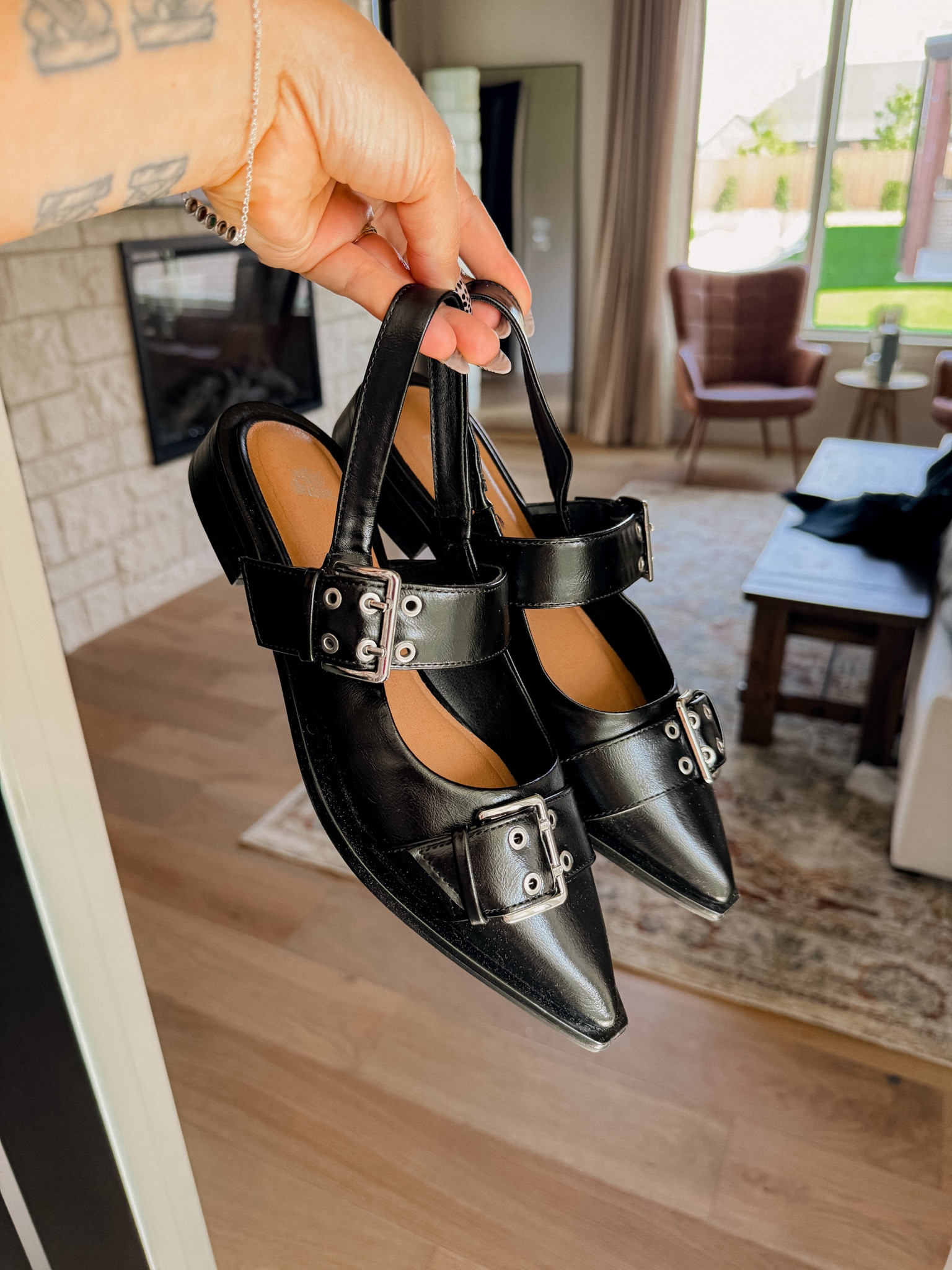 Target studded flats. 
Swear to everything these comfortable!
Got my true size 8.5

#LTKFindsUnder50 #LTKStyleTip