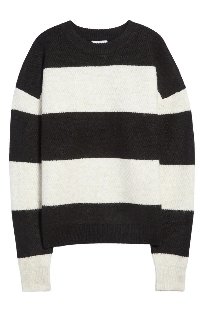 Topshop Exposed Seam Crewneck Sweater | Nordstrom | Nordstrom